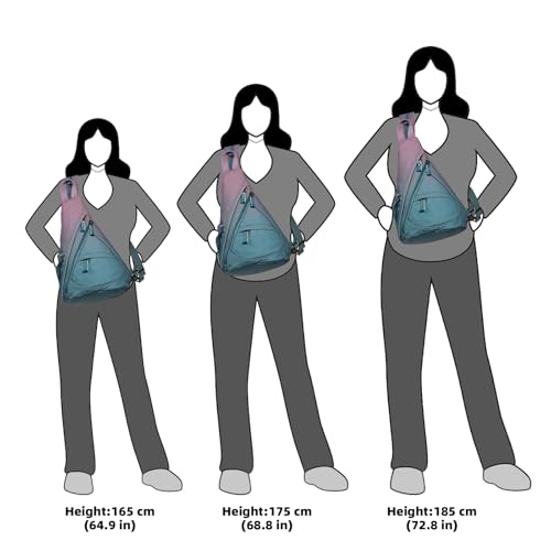 KL928 Canvas Sling Bag - Small Crossbody Backpack Shoulder Casual Daypack Rucksack for Men Women(Large Version) - Image 5