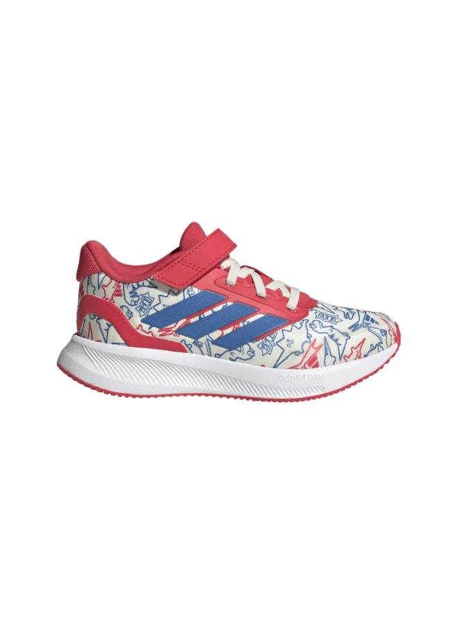 Adidas Adidas Runfalcon Dino El C U White Running Shoes For Kids