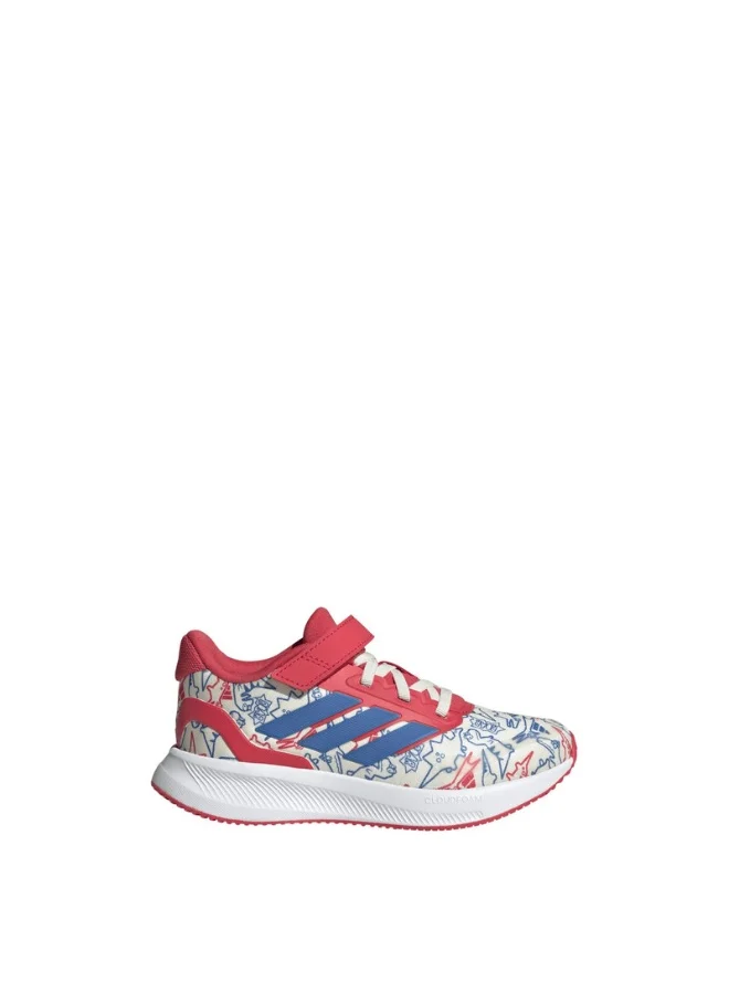 Adidas Adidas Runfalcon Dino El C U White Running Shoes For Kids