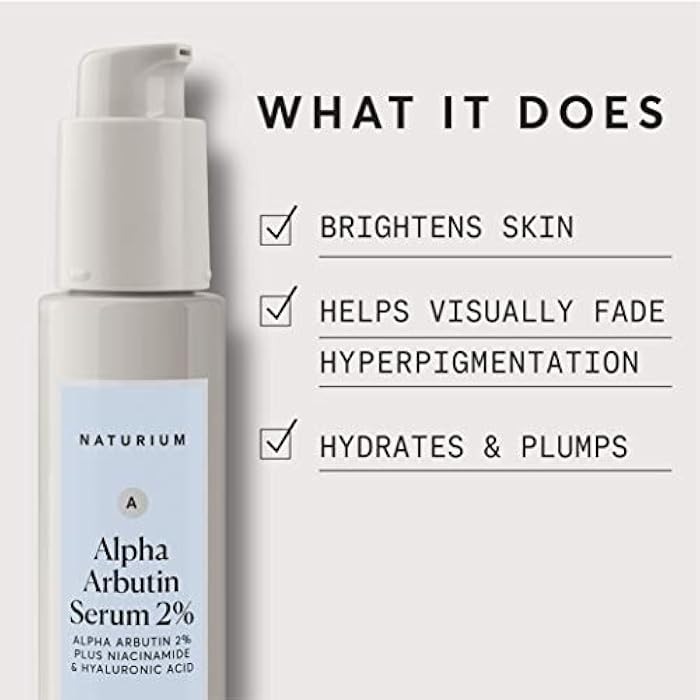 Naturium Alpha Arbutin Serum 2% with Alpha Arbutin, Niacinamide & Lemon, Face & Skin Care, 1 oz - Image 4