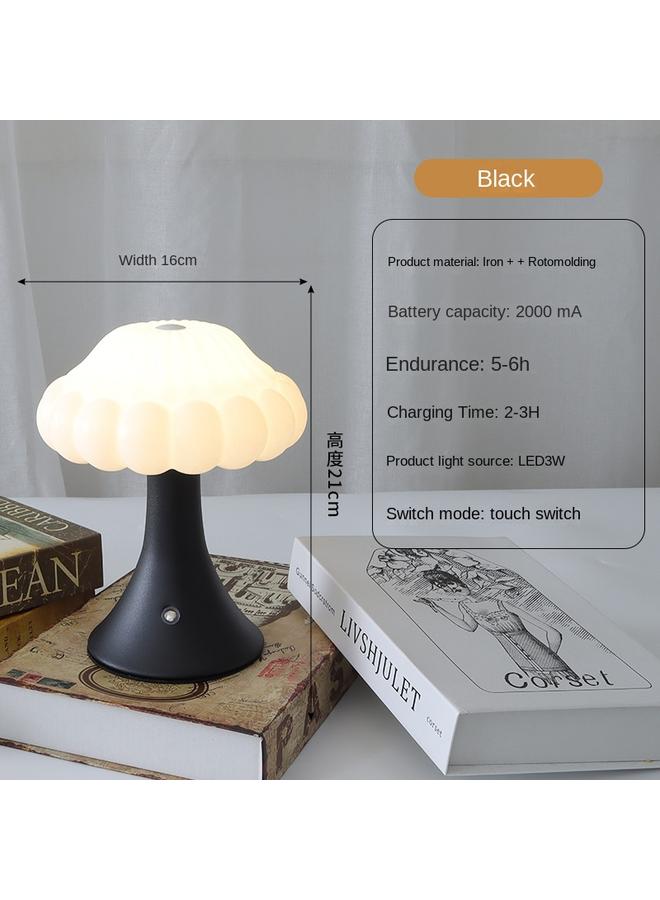 Bluejw New Mushroom Lamp Bar Clearing Bar Cafe Ornaments Night Light Creative Desktop Table Lamp Charging Touch Lamp - Image 1