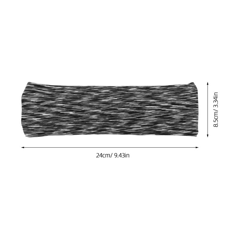 Non Slip Fitness Headbands 10 Pack Wide Sweat Wicking Soft Stretchy For Yoga Running Cycling - Image 3