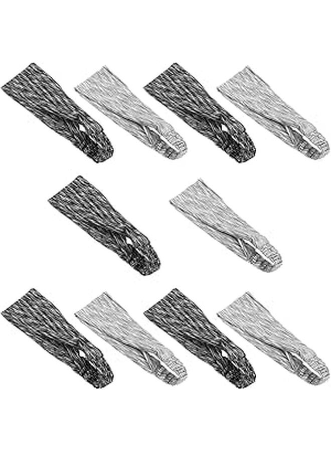 Non Slip Fitness Headbands 10 Pack Wide Sweat Wicking Soft Stretchy For Yoga Running Cycling - Image 1