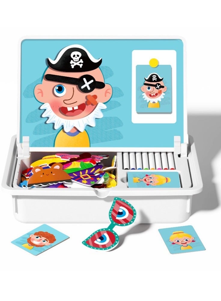 صندوق الألغاز المغناطيسي ألعاب تعليمية للأطفال هدايا للأطفال من الأولاد والبنات فوق 3 سنوات - Image 1