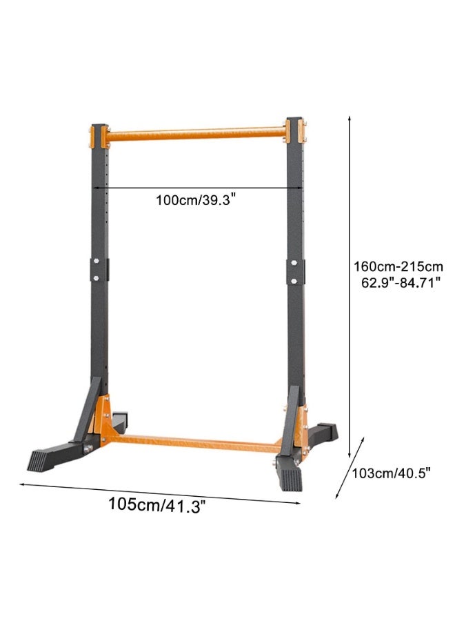 والالا محطة سحب، برج طاقة محمول، محطة سحب، حامل قضيب سحب قائم بذاته لصالة الألعاب الرياضية المنزلية، محطة سحب وغطس مع 11 ترسًا للتعديل، أسود - Image 4