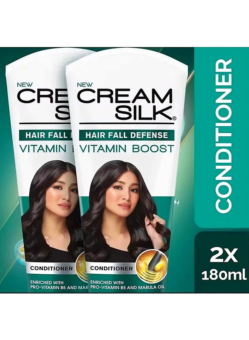 Creamsilk Pack Of 2 Hair Fall Defense Hair Conditioner 2 x 180ml - Image 1
