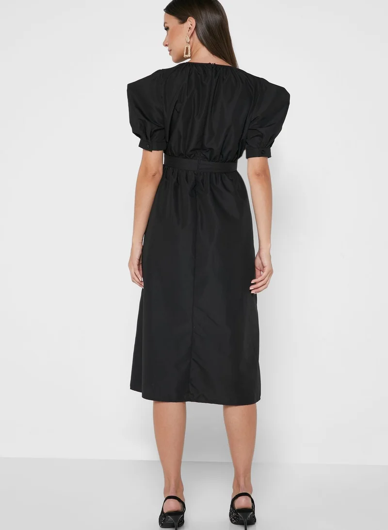 ELLA Puff Sleeve Dress