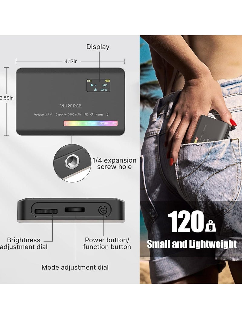 مصباح فيديو LED RGB VL120 - Image 5