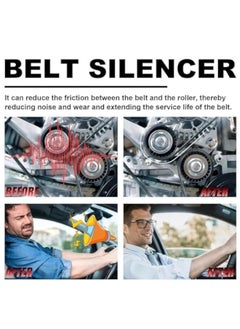 Generic 2Pcs Belt Dressing Spray Automotive, Belt Noise Spray, Automotive Belt Dressing Spray, Prolongs Belt Life Engine Belt Silencer, Noise Lubrication Protection Friction Reducer for Car, Truck, 100ml  - Image 4