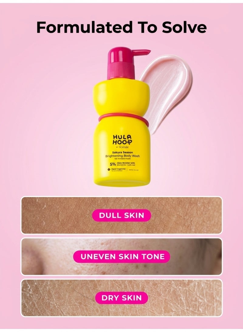 Foxtale De-Tan Brightening Body Wash | Glycolic Acid & Niacinamide for Glowing Skin | Removes Tan & Evens Skin | 6+ hrs odour control | SLS-Free | Body Wash for Women & Men | All Skin Type | 250 ml - Image 3