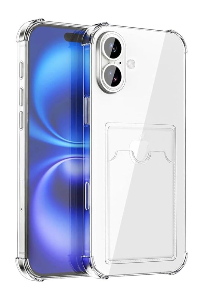 Case for Iphone 16+ Plus Wallet Cover Transperent Case - Image 1