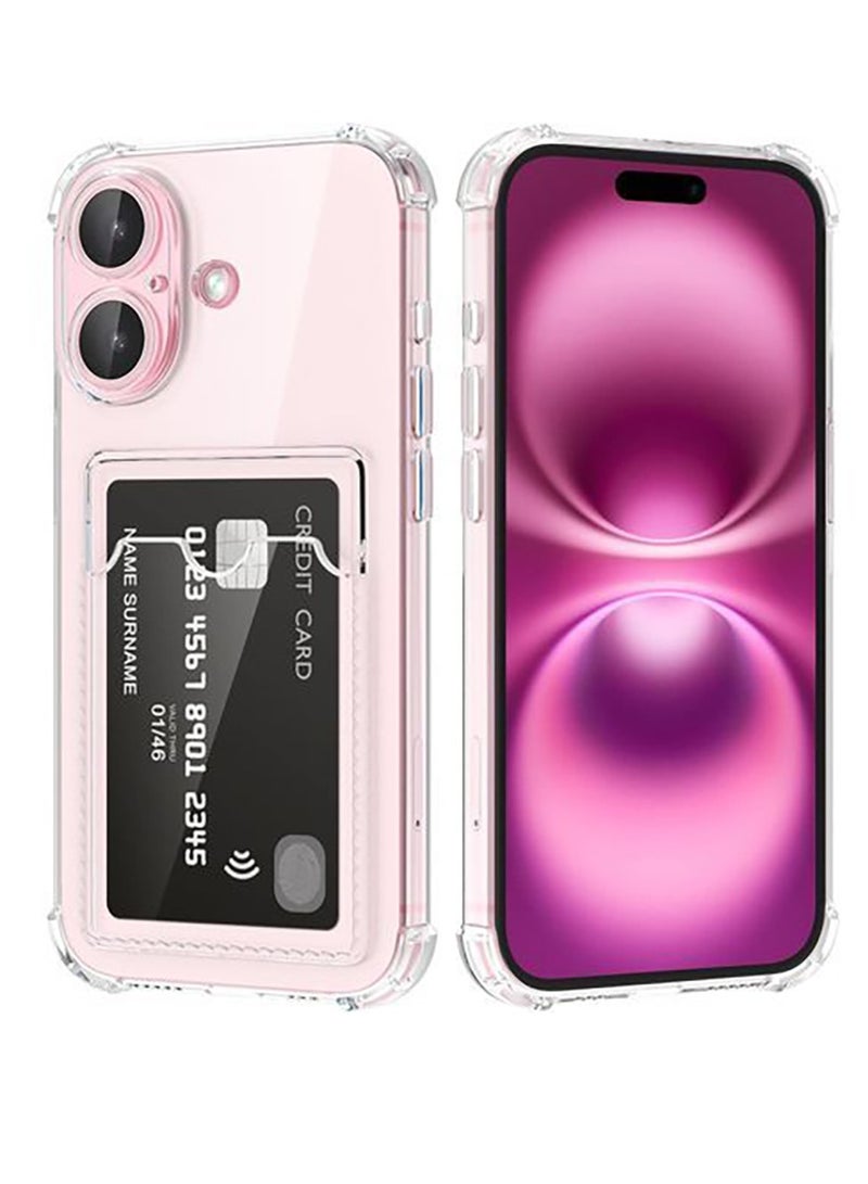 Case for Iphone 16+ Plus Wallet Cover Transperent Case - Image 2
