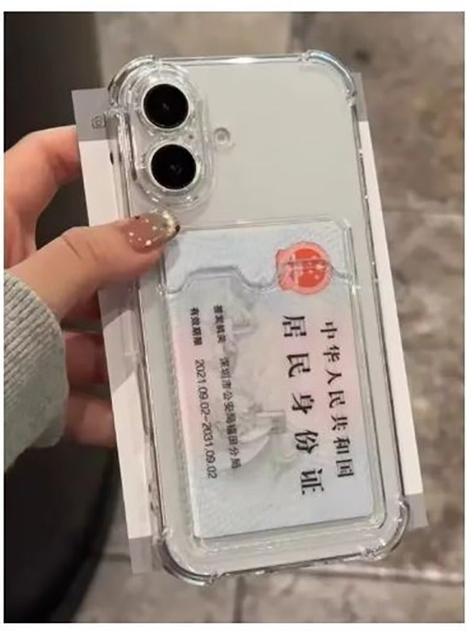 Case for Iphone 16+ Plus Wallet Cover Transperent Case - Image 3