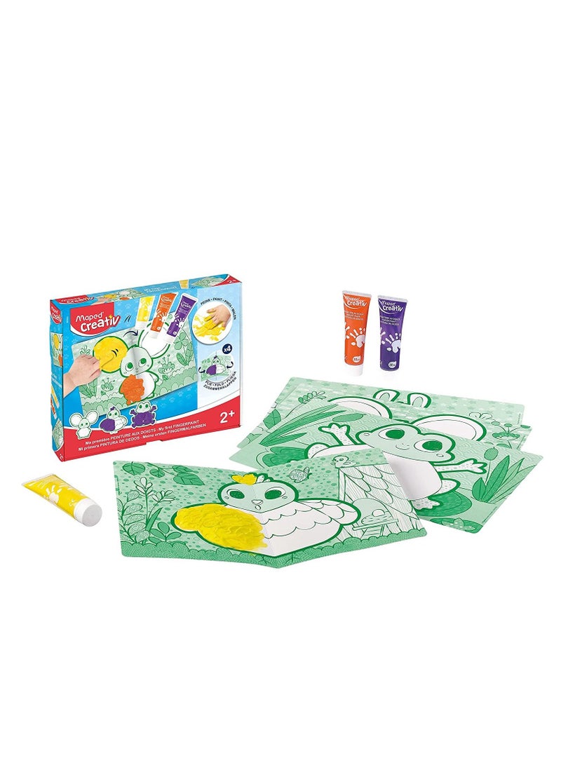 Maped طلاء الأصابع الإبداعي متعدد الألوان للأطفال في سن مبكرة - Image 2