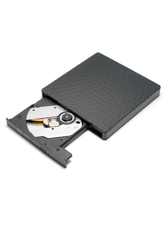 Generic - External USB Drive Burner CD/DVD RW Burner Desktop Notebook Mobile Optical Drive Box Production Factory-Color:DVD Without Burning - Image 1
