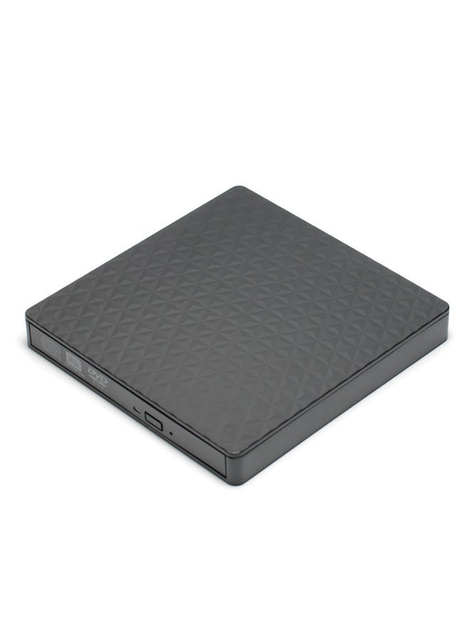 Generic - External USB Drive Burner CD/DVD RW Burner Desktop Notebook Mobile Optical Drive Box Production Factory-Color:DVD Without Burning - Image 1