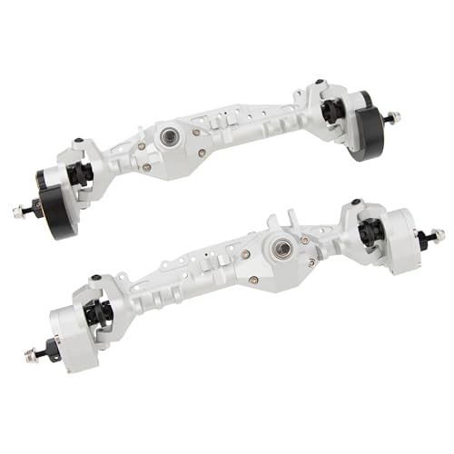 MEUS RACING Cheat Code Capra 1.9 ISO Axles Kit for Axial Capra 1.9 4X4 and DIY SCX10 SCX10 II Upgrades (4WS-Silver) - Image 4