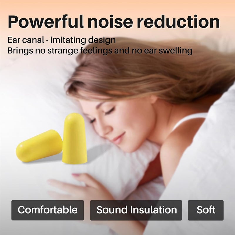VORVEN Earplugs for Sleeping Noise Cancelling, Reusable Ear Plugs - Super Soft Ear Plug, for Sleeping, Swimming, Noisy Places - Random Color 8Pair - Image 4