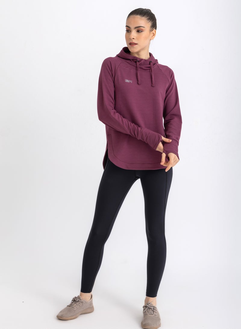 Libra Cloud Hoodie -Crushed Violets