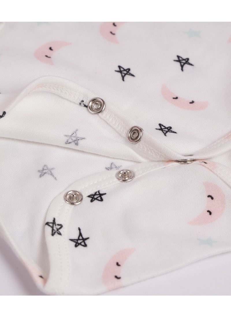 Esabela - Baby Sleepsuit & Bodysuit Set Soft Cotton Baby Bodysuit Cozy, Breathable, and Gentle on Skin, Swaddle/Sleep Suit/Body Suit/Burp Cloth/Cap/Bib for New Born Infant Size Age 0+ Months - Image 1