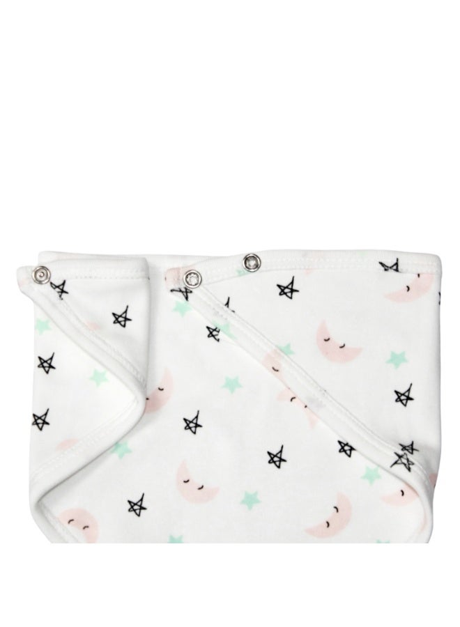Esabela Baby Sleepsuit & Bodysuit Set Soft Cotton Baby Bodysuit Cozy, Breathable, and Gentle on Skin, Swaddle/Sleep Suit/Body Suit/Burp Cloth/Cap/Bib for New Born Infant Size Age 0+ Months - Image 4
