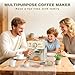 Dreamon Toy Coffee Maker for Kids Kitchen Set Wooden Kitchen Accessories Pretend Play Toddler Coffee Playset Kids Caf Machine Birthday Gifts for Boys Girls Ages 3 4 5 6 Years - Image 4