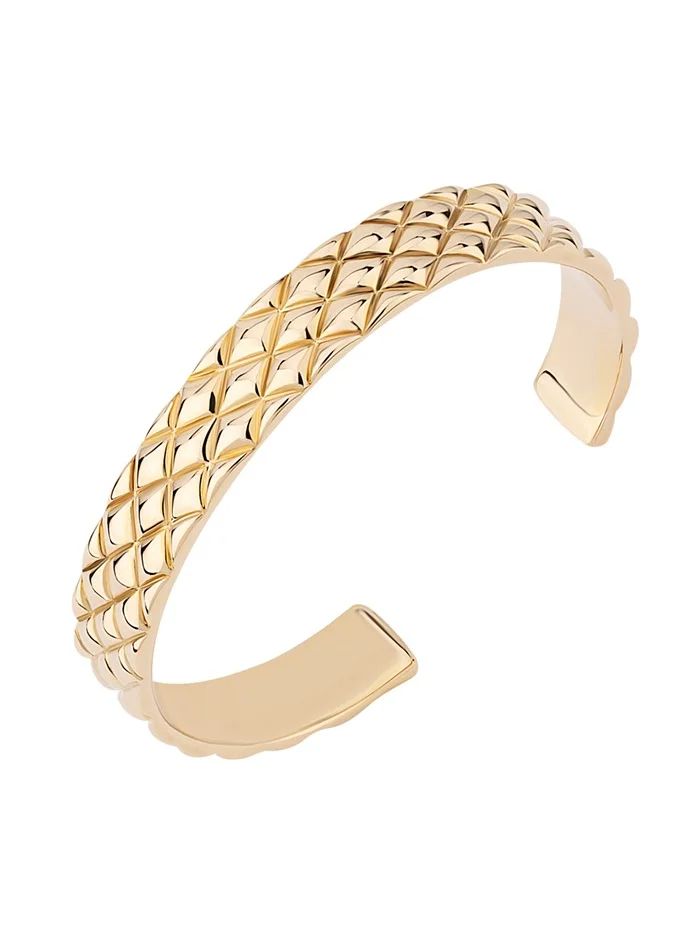 Saint Honore Paris Buffle Bay Gold Opera Bangle for Women's