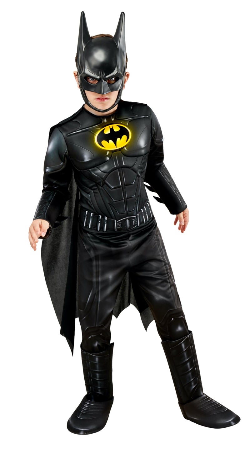 Rubies DC The Flash Movie: Batman Deluxe Costume for Kids by Rubies, Boy's Small - Image 1