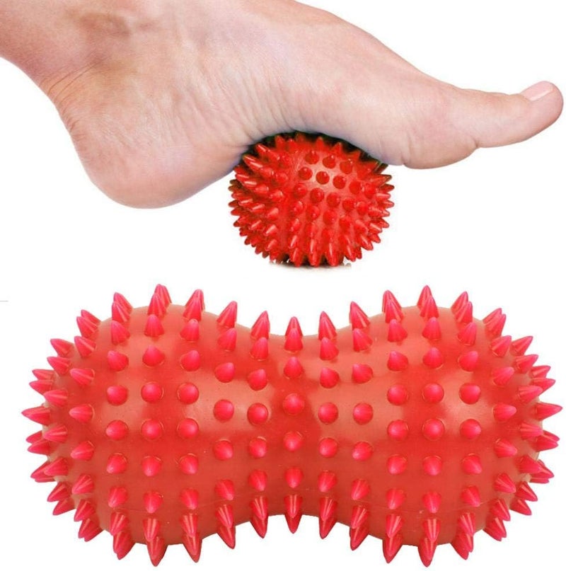 إسكدنيا Massage BallsPvc Peanut Massage Balls Foot Back ShoulderFoot MassagerPlantar Fasciitis  All Over Body Deep Tissue Muscle Therapy For Strength ExerciseRelax 2 - Image 4
