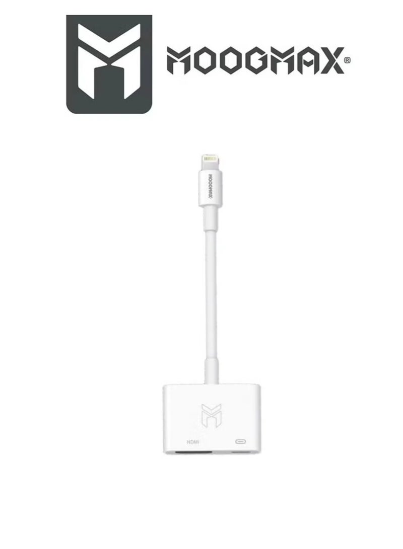 Original Lightning To HDMI Digital AV Adapter White