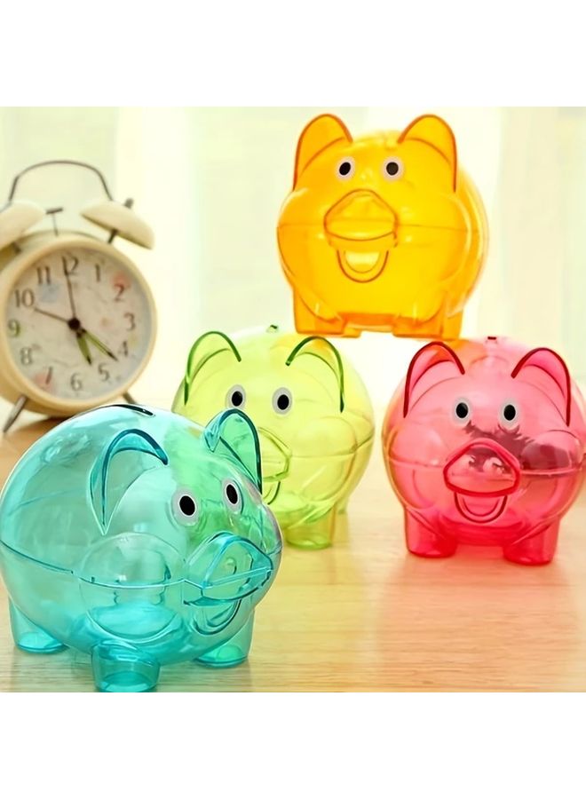 Orange Piggy Bank 3 14x3 93in Playful Design Savings Box For Kids And Adults Unique Gift - Image 4