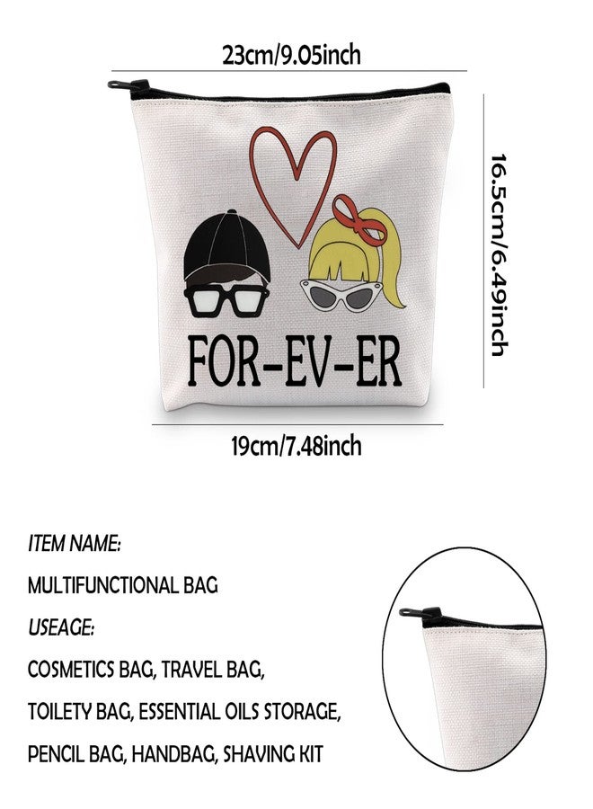 حقيبة مستحضرات تجميل بسحاب مستوحاة من فيلم "ويندي وسكوينتس فور إيفر ساندلوت" من WCGXKO لمحبي الفيلم (FOR-EV-ER) - Image 2