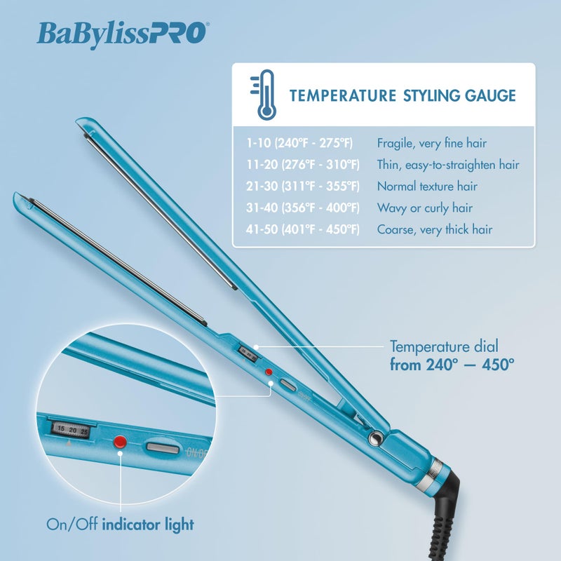 BaBylissPRO Nano Titanium Ultra-Thin Straightening Iron , 2 inches - Image 2