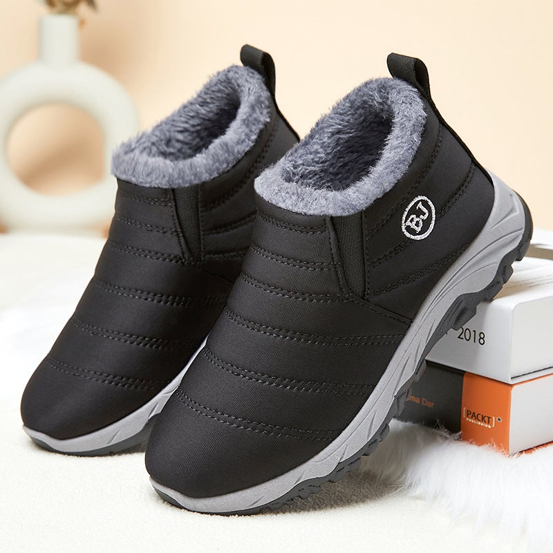 Cotton Shoes, Mother'S Shoes, Winter New Large Size Drop-Shipping Cotton Boots, Plus Velvet And Thickened Short Boots, Couples' Warm Snow Boots - Image 3