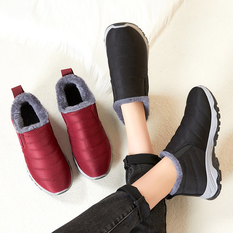 Cotton Shoes, Mother'S Shoes, Winter New Large Size Drop-Shipping Cotton Boots, Plus Velvet And Thickened Short Boots, Couples' Warm Snow Boots - Image 5