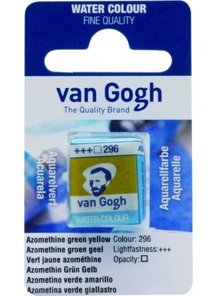 Van Gogh 1/2 Tablet Watercolor 296 Azomethine Green Yellow - pzsku/Z26FE6C10015A79A405E4Z/45/_/1725724596/0cb02d44-b571-4c8b-b20e-7fd373b771bc