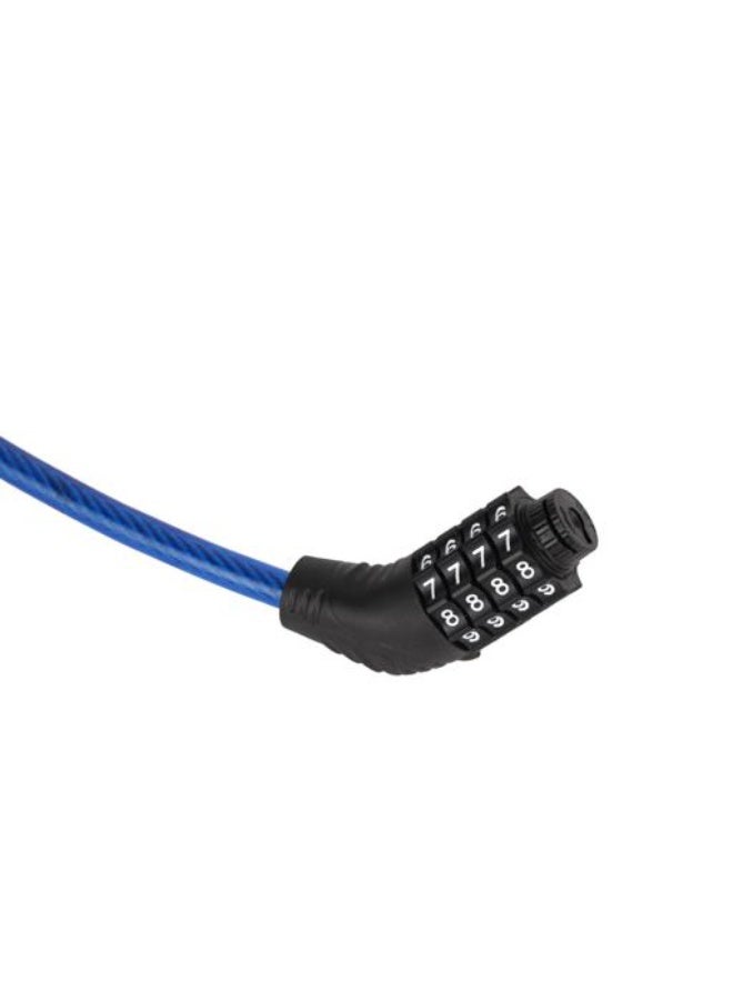 Epsilon EPSL1622 12 x 650mm Bicycle Combination Cable Lock - Keyless Resettable Anti-Theft Security Lock, Flexible Bike Cable for Cycles, Scooters, Strollers & Outdoor Equipment, Blue - Image 4