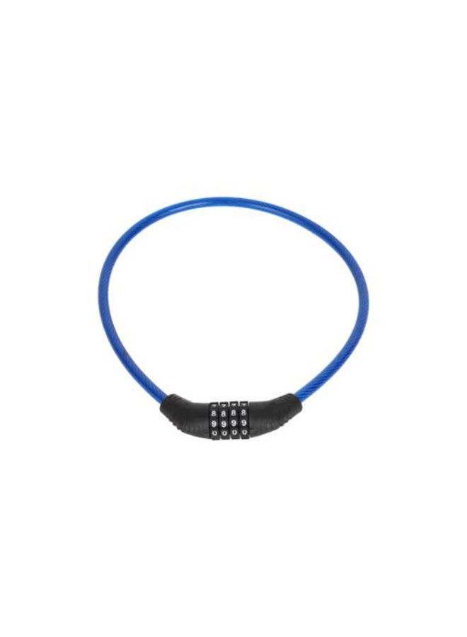 Epsilon EPSL1622 12 x 650mm Bicycle Combination Cable Lock - Keyless Resettable Anti-Theft Security Lock, Flexible Bike Cable for Cycles, Scooters, Strollers & Outdoor Equipment, Blue - Image 1