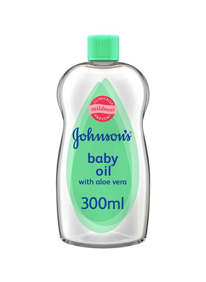 Johnson's Clinically Mildness Proven Baby Oil With Aloe Vera And Vitamin E - 300ml - Image 2