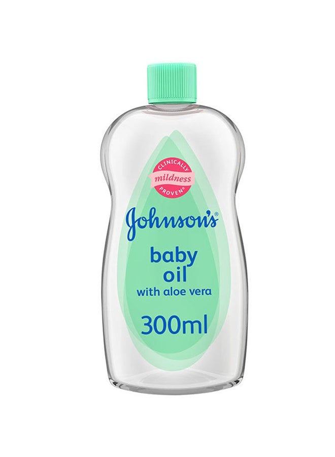 Johnson's Clinically Mildness Proven Baby Oil With Aloe Vera And Vitamin E - 300ml - Image 1