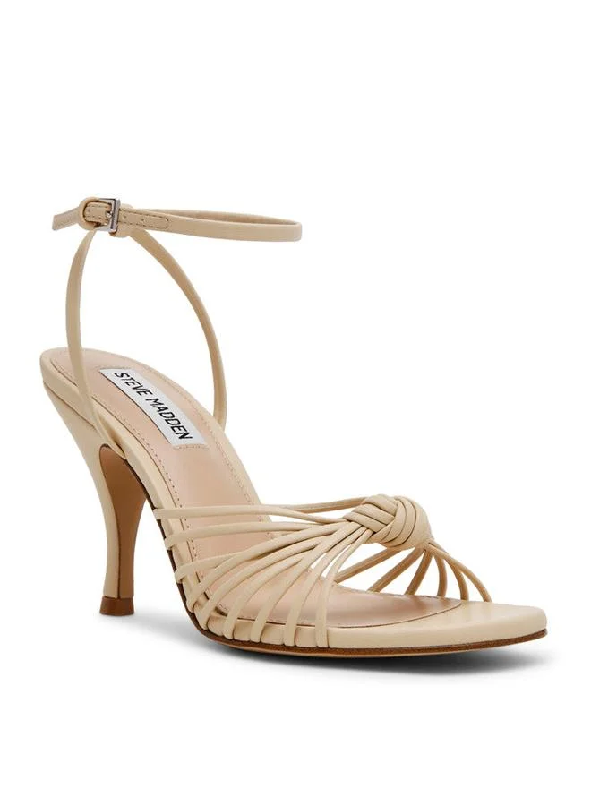 Intwined Brown Heels Natural Women's Heeled Sandals