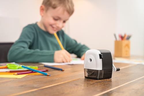 Dahle 133 Pencil Sharpener with Automatic Cutting System, Adjustable Point, Accepts Standard Graphite or Oversized Artist Pencils (Special Edition) - Image 5