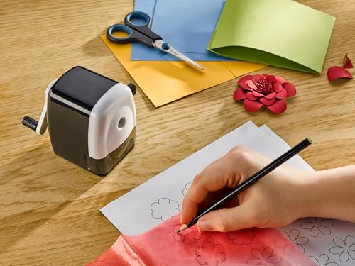 Dahle 133 Pencil Sharpener with Automatic Cutting System, Adjustable Point, Accepts Standard Graphite or Oversized Artist Pencils (Special Edition) - Image 4