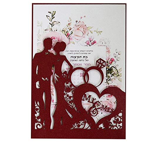 DDeehs Love Heart Die Cuts,Couple Wedding Mr&Mrs Diamond Ring Cutting Dies Cuts for Invitation DIY Album Card Making Embossing Scrapbooking Stencils Decoration - Image 2