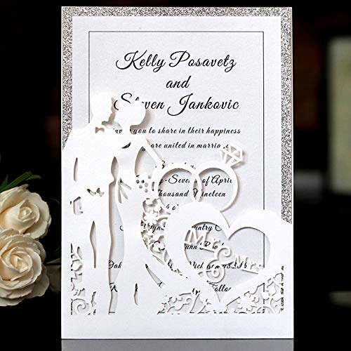 DDeehs Love Heart Die Cuts,Couple Wedding Mr&Mrs Diamond Ring Cutting Dies Cuts for Invitation DIY Album Card Making Embossing Scrapbooking Stencils Decoration - Image 4