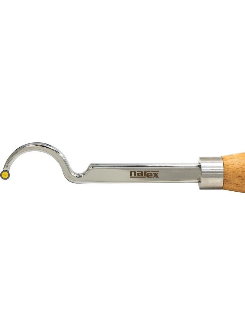 NAREX 819603 Carbide Diamond Tipped Deep Swan Neck Wood Lathe Knife  - Image 2