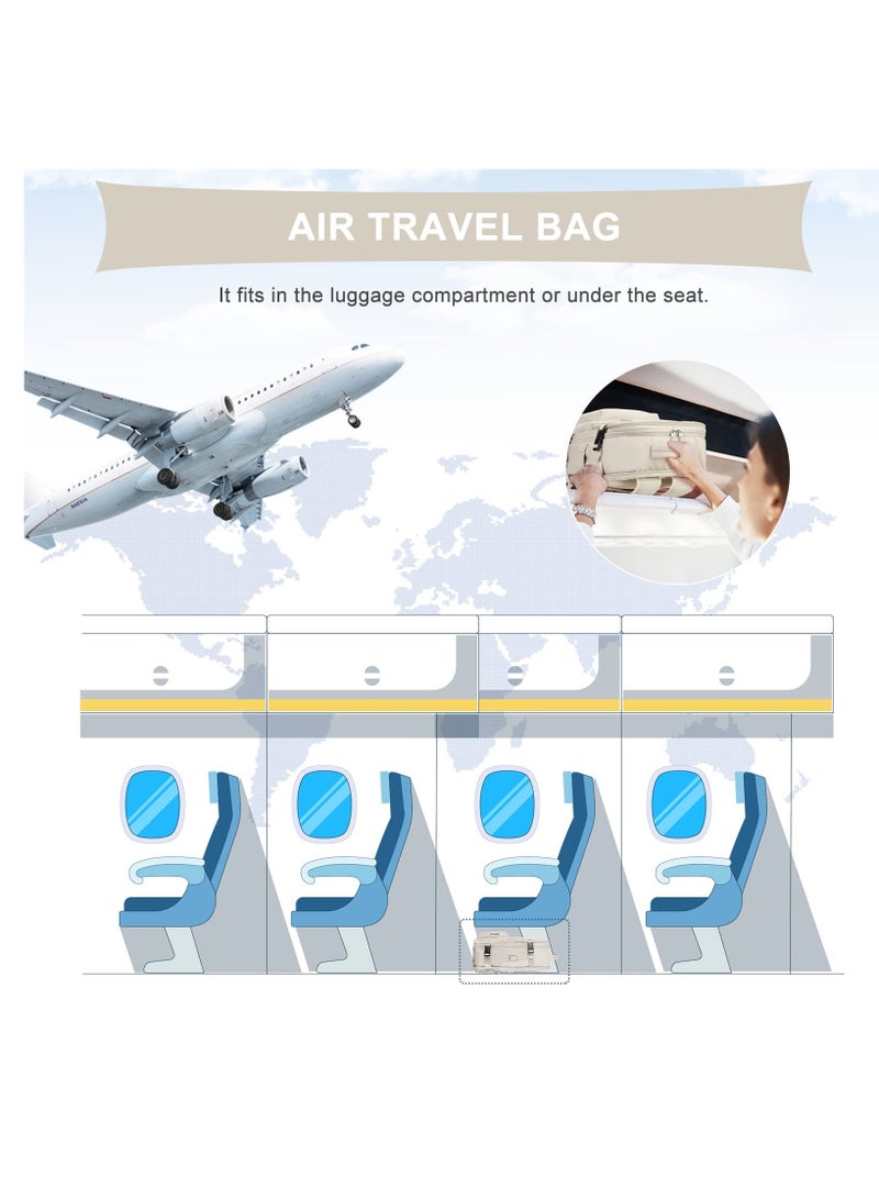 ZERIFAM Travel Backpack, Carry On Backpack for Women and Men,  Large Capacity Hiking Backpack with USB Charging Port Shoes Compartment, Waterproof Outdoor Sports Rucksack Casual Daypack Fit 15.6 Inch Laptop - Image 4