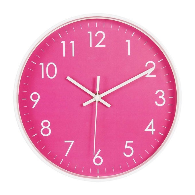 10INCH MODERN SIMPLE WALL CLOCK INDOOR SILENT NONTICKING QUARTZ QUIET SWEEP MOVEMENT BATTERY OPERATED WALL CLOCK FOR OFFICEKITCHENBEDROOMSCHOOL DECORATIVE