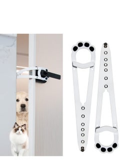Cat Door Latch u0026 Cat Door Stopper. Adjustable Door Strap for Cats to Dog Proof u0026 Keep Dog Out of Litter Box u0026 Cat Feeder. Simpler Pet u0026 Cat Gate Alternative(7 Sizes Adjustable)