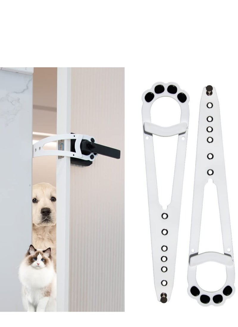 Generic - Cat Door Latch u0026 Cat Door Stopper. Adjustable Door Strap for Cats to Dog Proof u0026 Keep Dog Out of Litter Box u0026 Cat Feeder. Simpler Pet u0026 Cat Gate Alternative(7 Sizes Adjustable) - Image 1